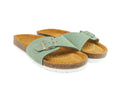 Sandales Single Strap Vert Sauge